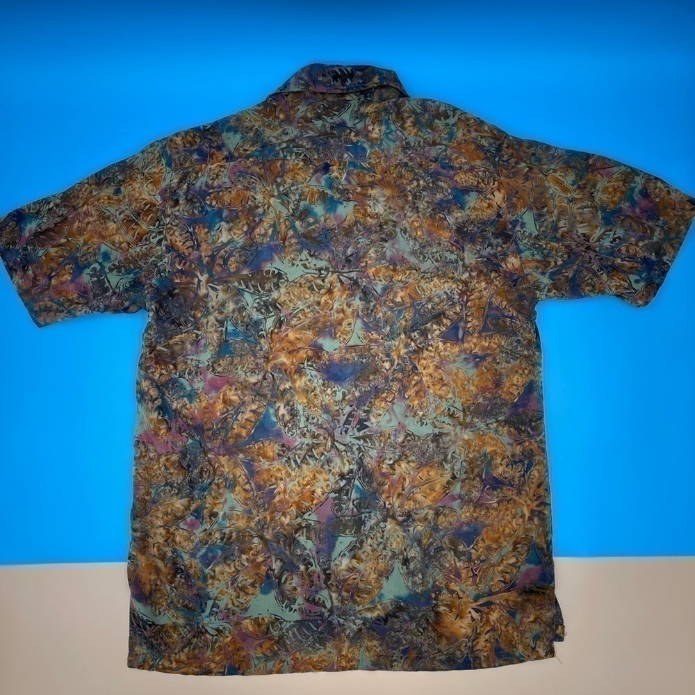 Vintage Grace & Nike Hawaiian Style Button-Down Shirt - Picture 2 of 4